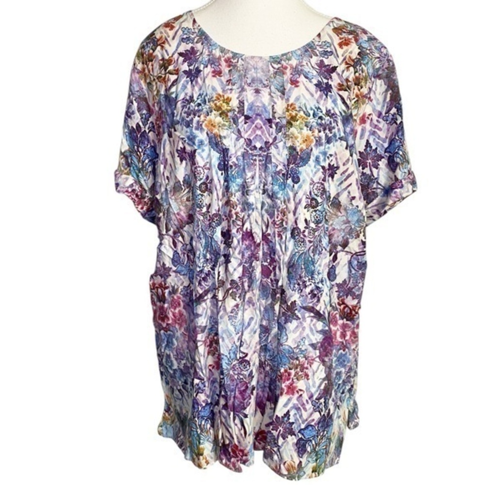 Soft Surroundings Floral Multicolor Women's Top